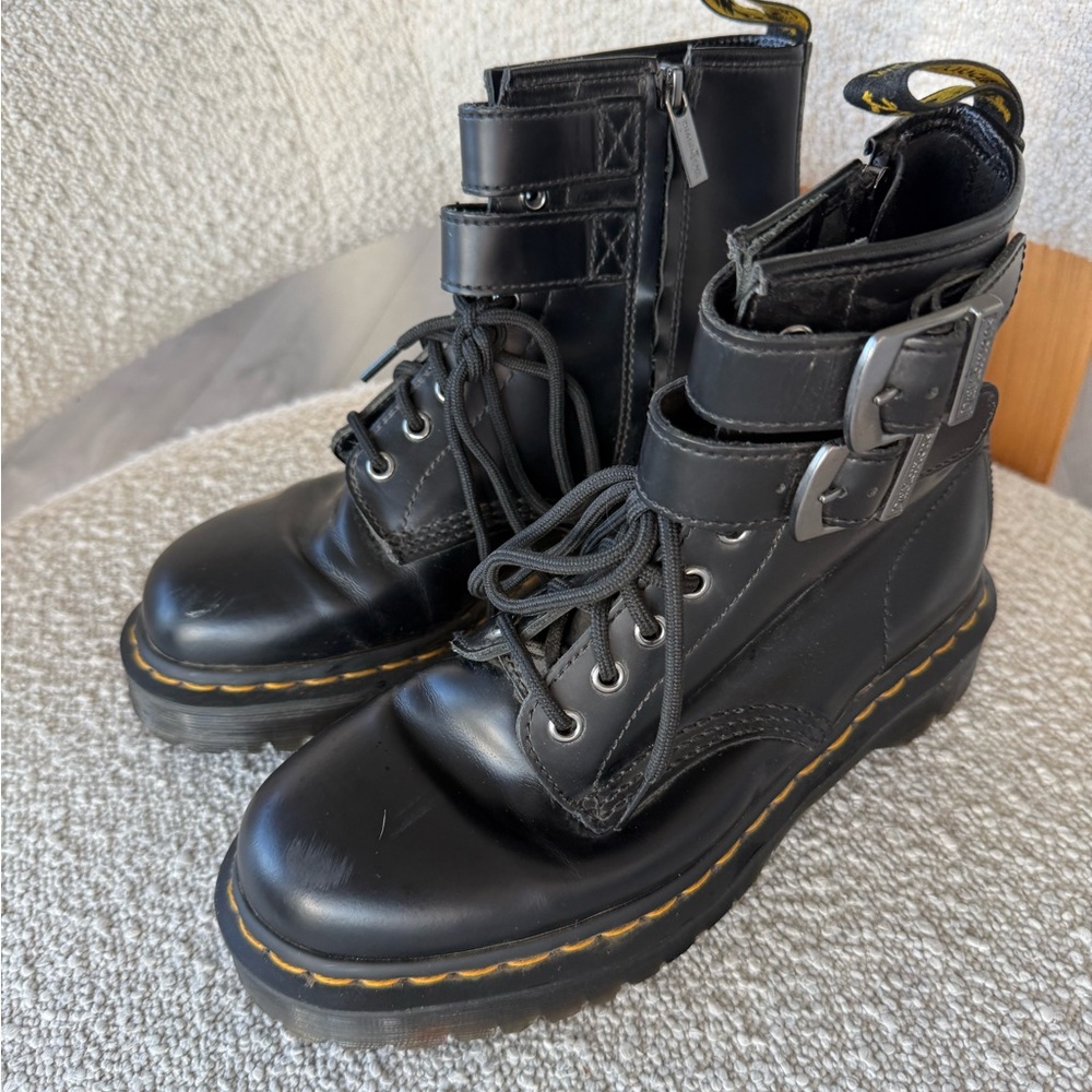Dr. Martens Black Leather Boots